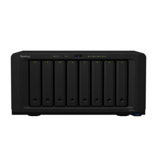 Synology DiskStation DS1821+ 8-Bay 2 x M.2 2280 NVMe SSD Slots, NAS Enclosure - Black