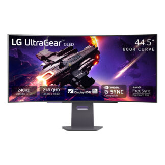 LG UltraGear 45GS95QE-B 45" UWQHD OLED Curved Gaming Monitor