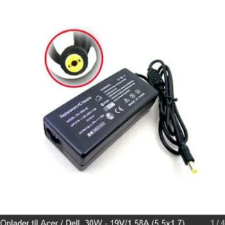 Replacement Power Adapter for Dell Adapter 19V-1.58A