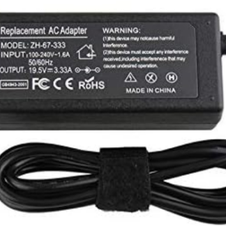 Replacement Power Adapter for HP 19.5V-3.33A
