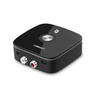 Bluetooth AUX Adapter with Built-in Battery - Black