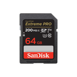 SanDisk Extreme Pro SDXC UHS-I Memory Card 64GB Read Speed up to 200 MB/s