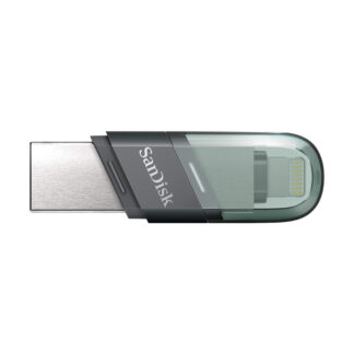 SanDisk 256GB iXpand Flip Flash Drive USB 3.1 & Lightening For iOS Windows & Mac - Green