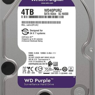 WESTERN DIGITAL 4TB WD PURPLE SURVEILLANCE INTERNAL HARD DRIVE
