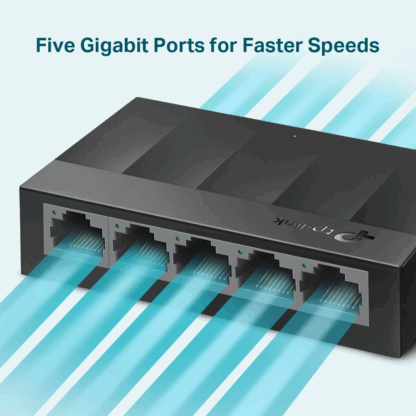 5-Port 10/100/1000Mbps Desktop Switch - Image 4
